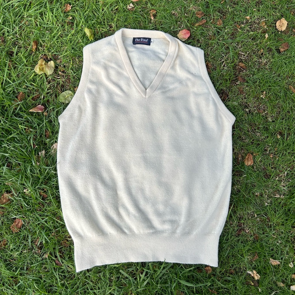 Beige Soft Material Vest